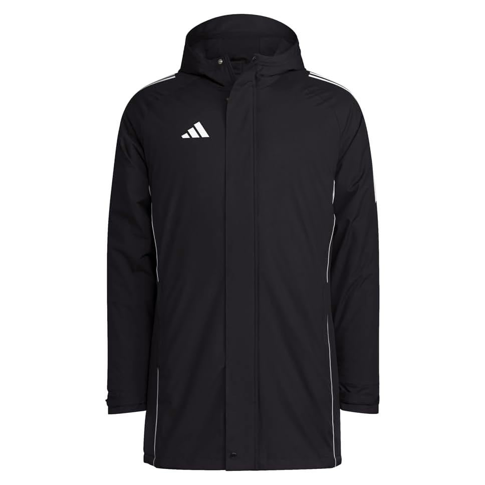 Chaqueta Parka Estadio Adidas Tiro 24 - Hombre Negro/Blanco