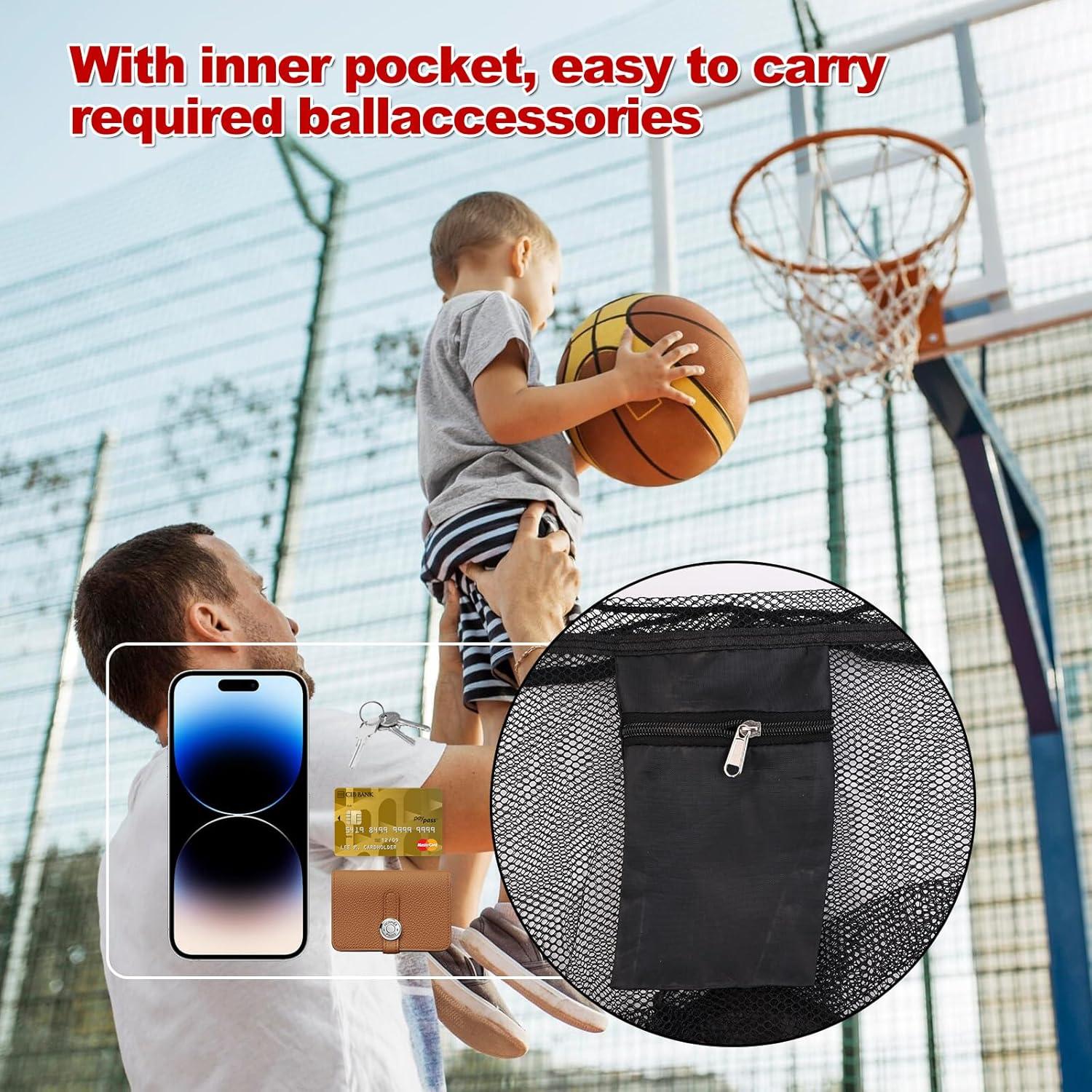 Bolsa de Malla REDONES para Pelotas 30.48x25.4 cm con Cremallera