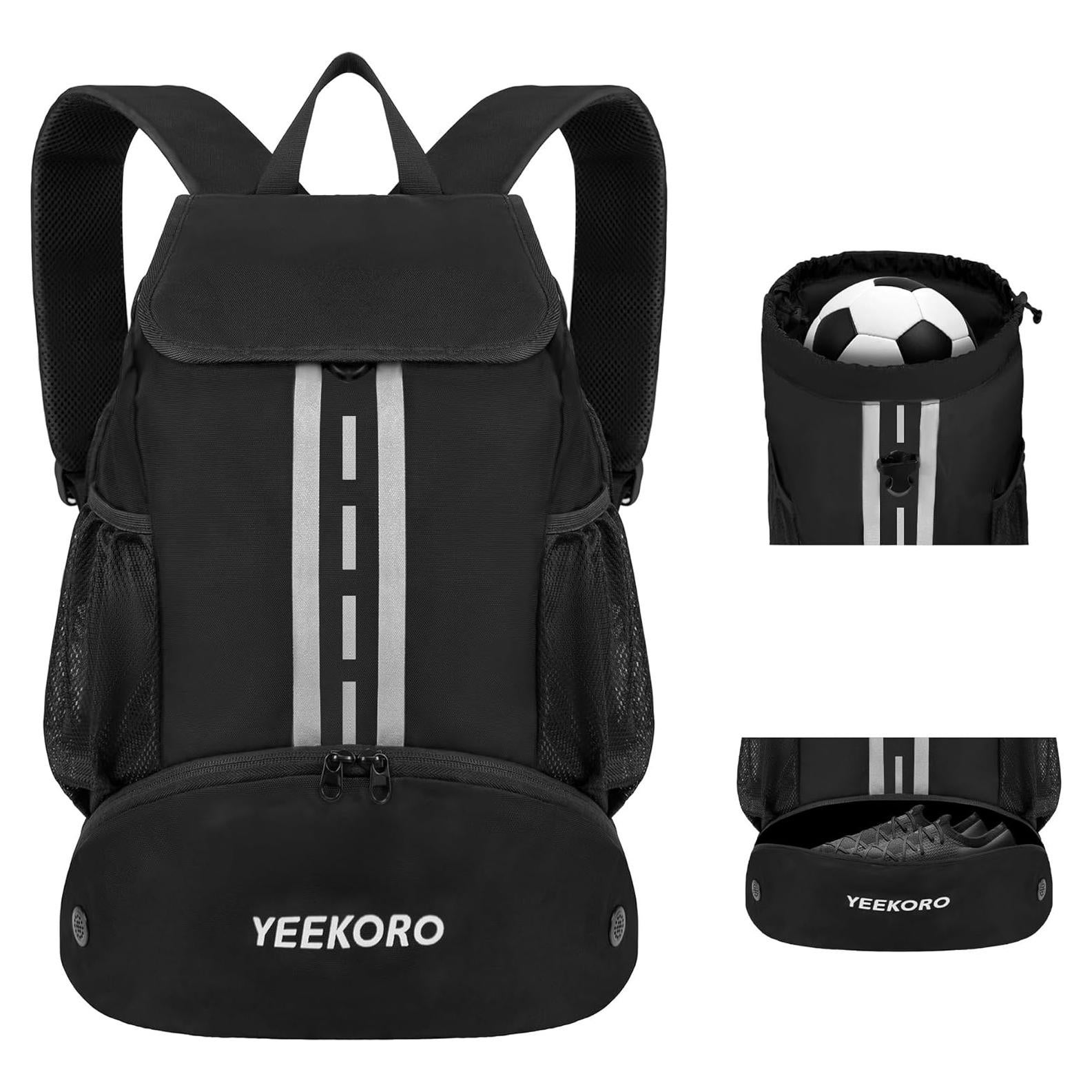 Mochila Deportiva YEEKORO 1998-B07N07 con Compartimento Húmedo-Seco