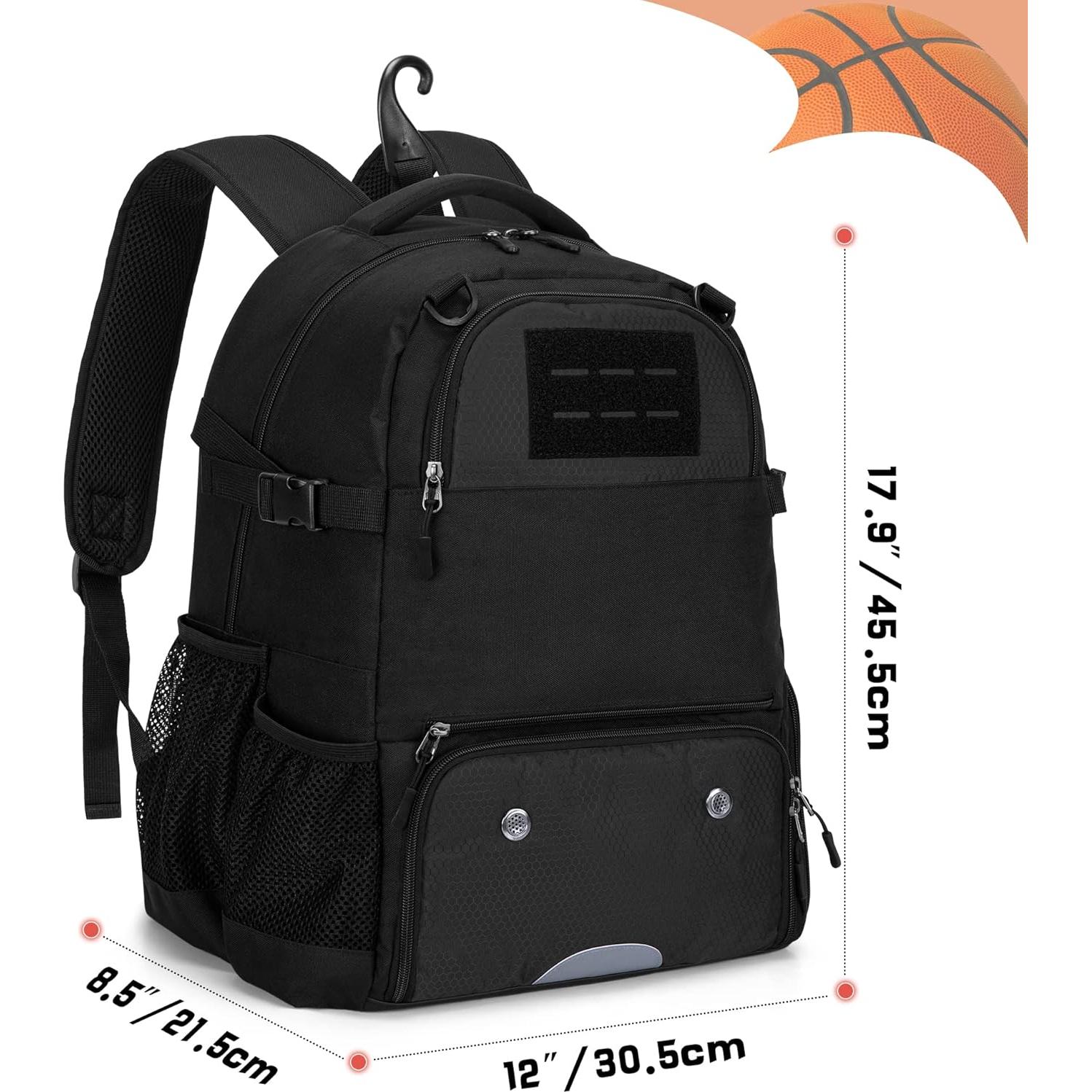 Mochila Deportiva DSLEAF para Baloncesto y Fútbol con Red
