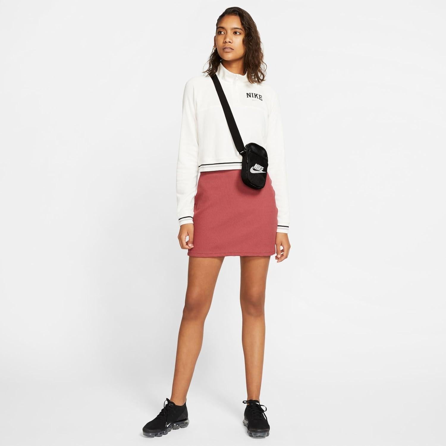 Bolsa de Hombro Nike Heritage Negra 17x23x6 cm