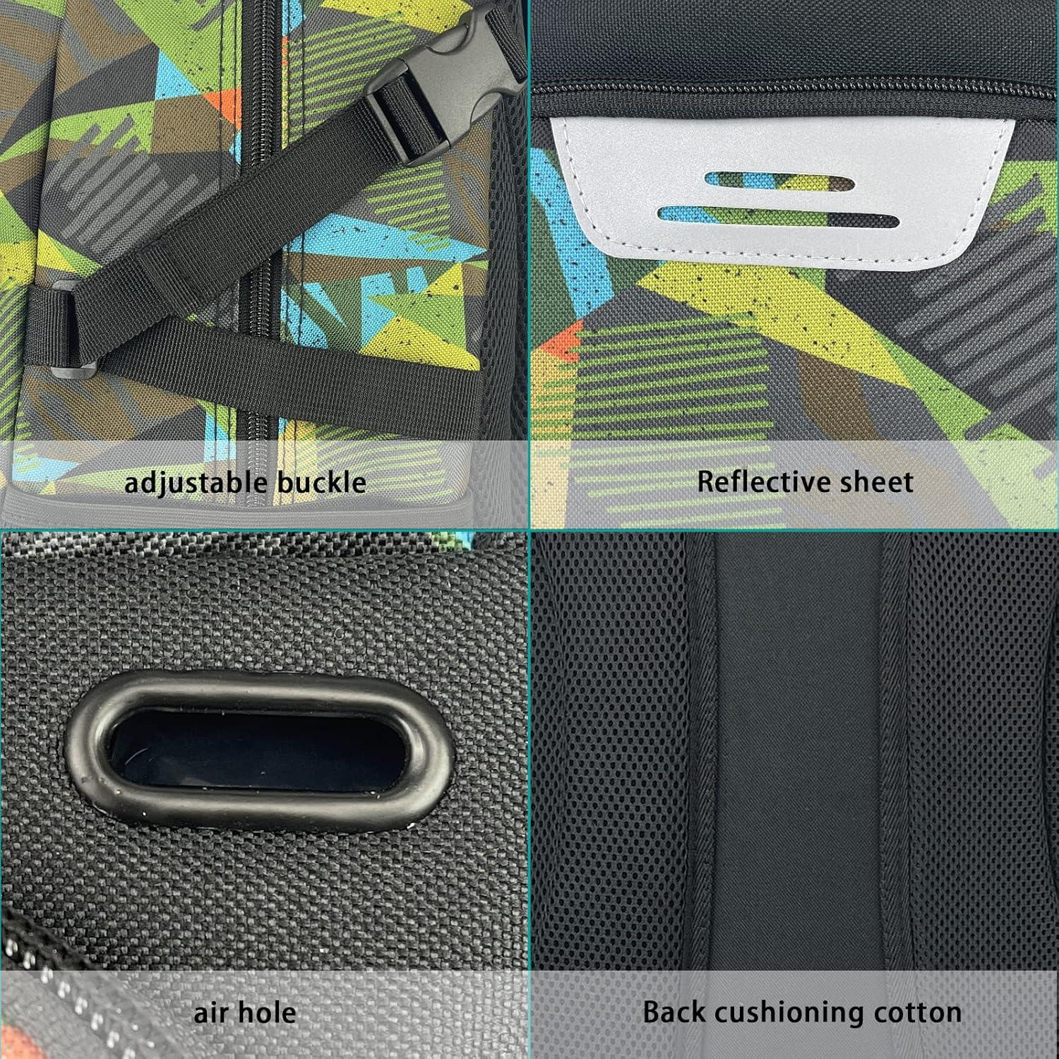 Mochila de Baloncesto GRANDUP 28L con Compartimentos para Zapatos y Balón