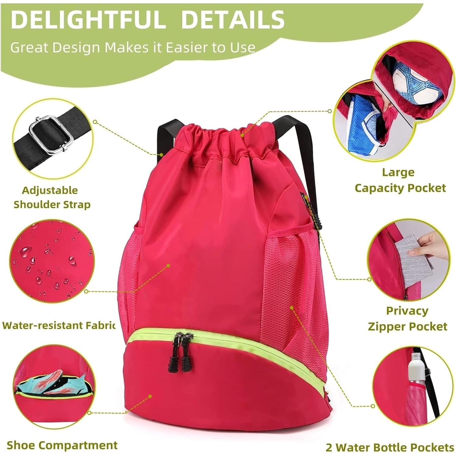 Mochila Deportiva Impermeable Suaetiai para Fútbol y Baloncesto