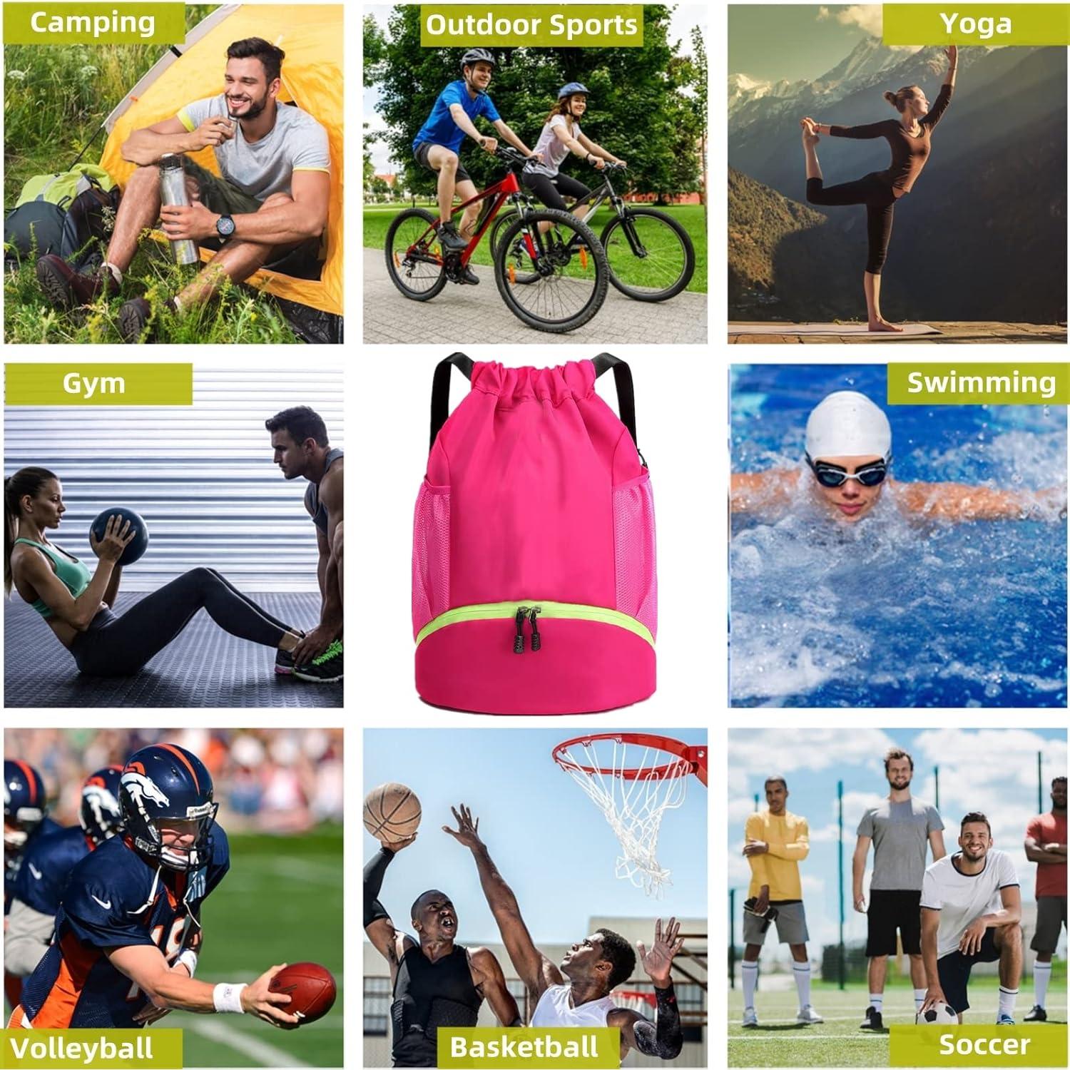 Mochila Deportiva Impermeable Suaetiai para Fútbol y Baloncesto