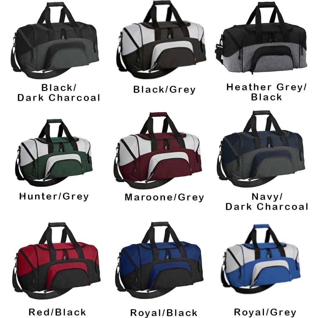 Bolsa de Deporte Personalizada Unisex Marrón/Gris 33.5L