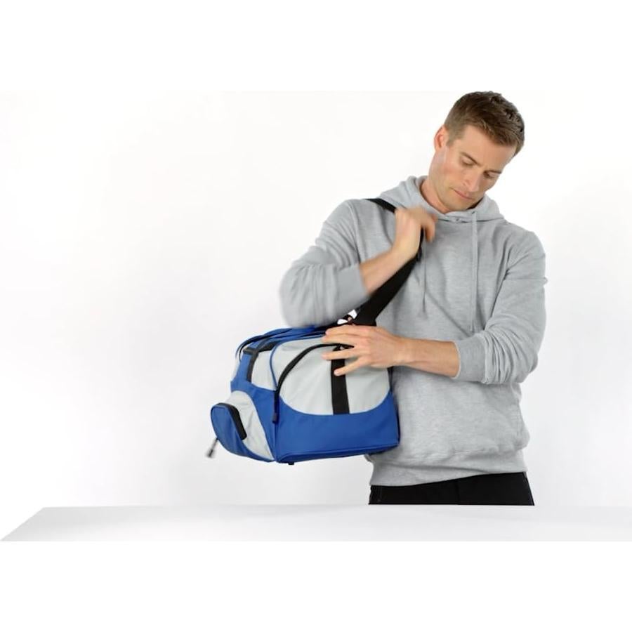 Bolsa de Deporte Personalizada Unisex Marrón/Gris 33.5L