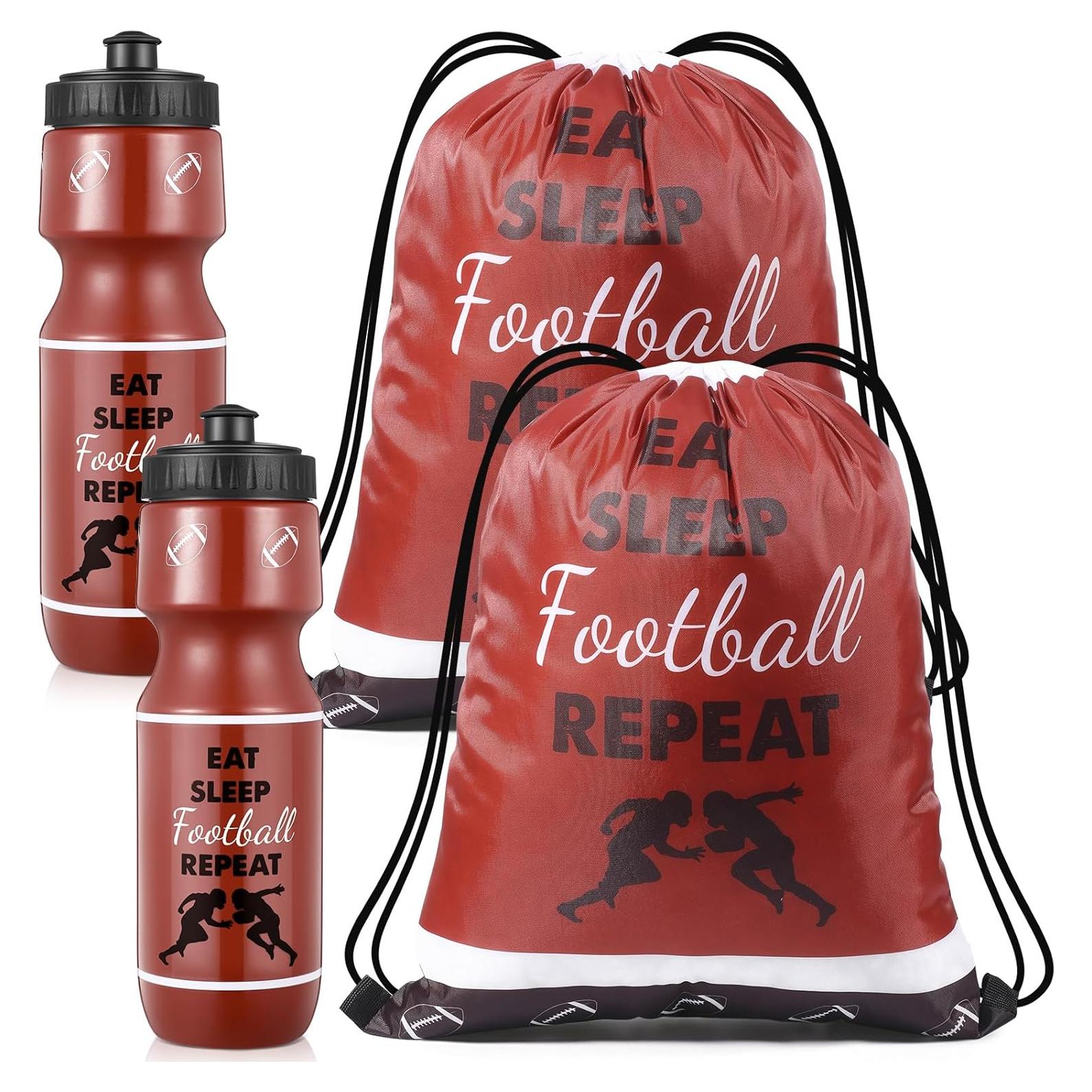 Set de Botellas de Agua Deportivas Talltalk 710ml con Bolsa