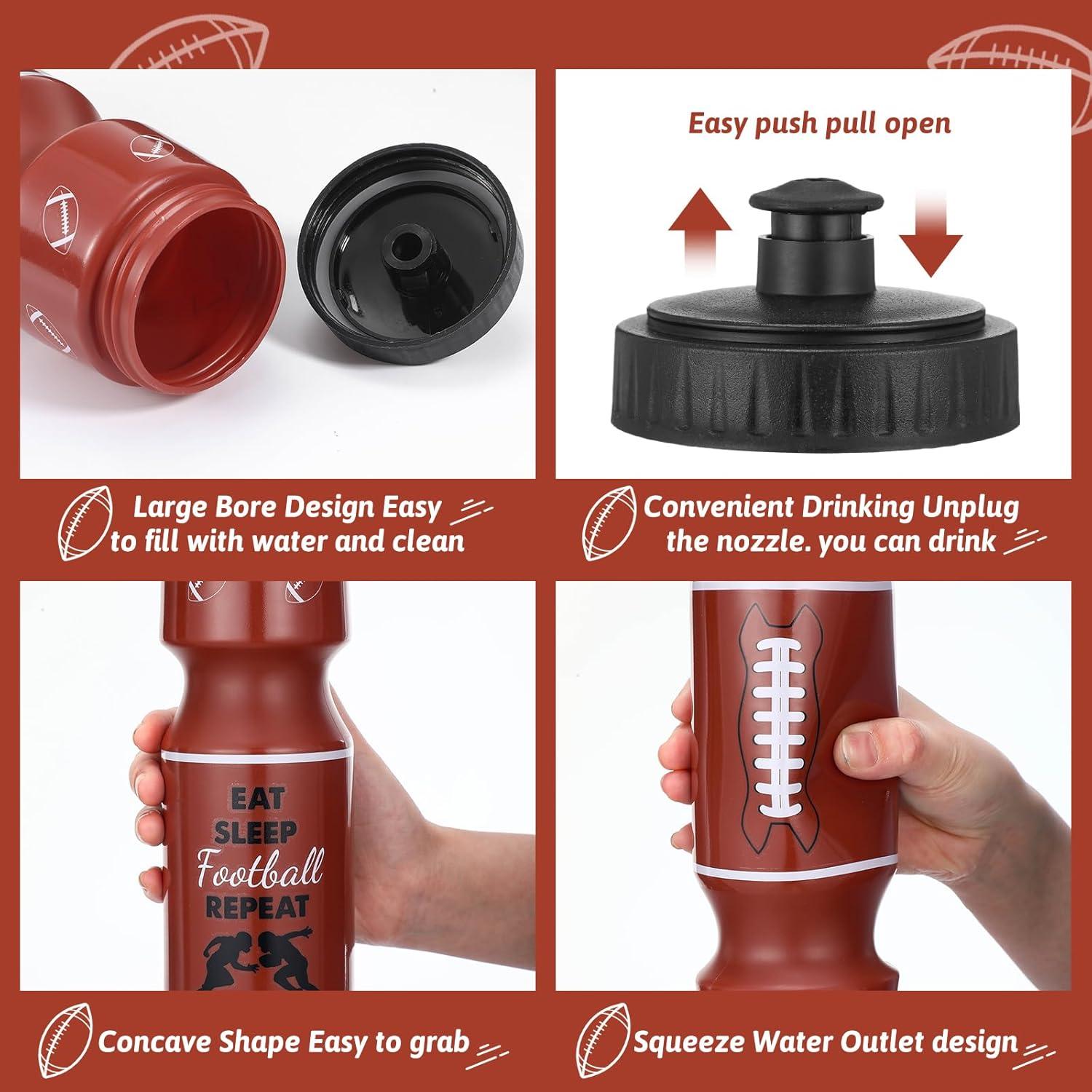 Set de Botellas de Agua Deportivas Talltalk 710ml con Bolsa