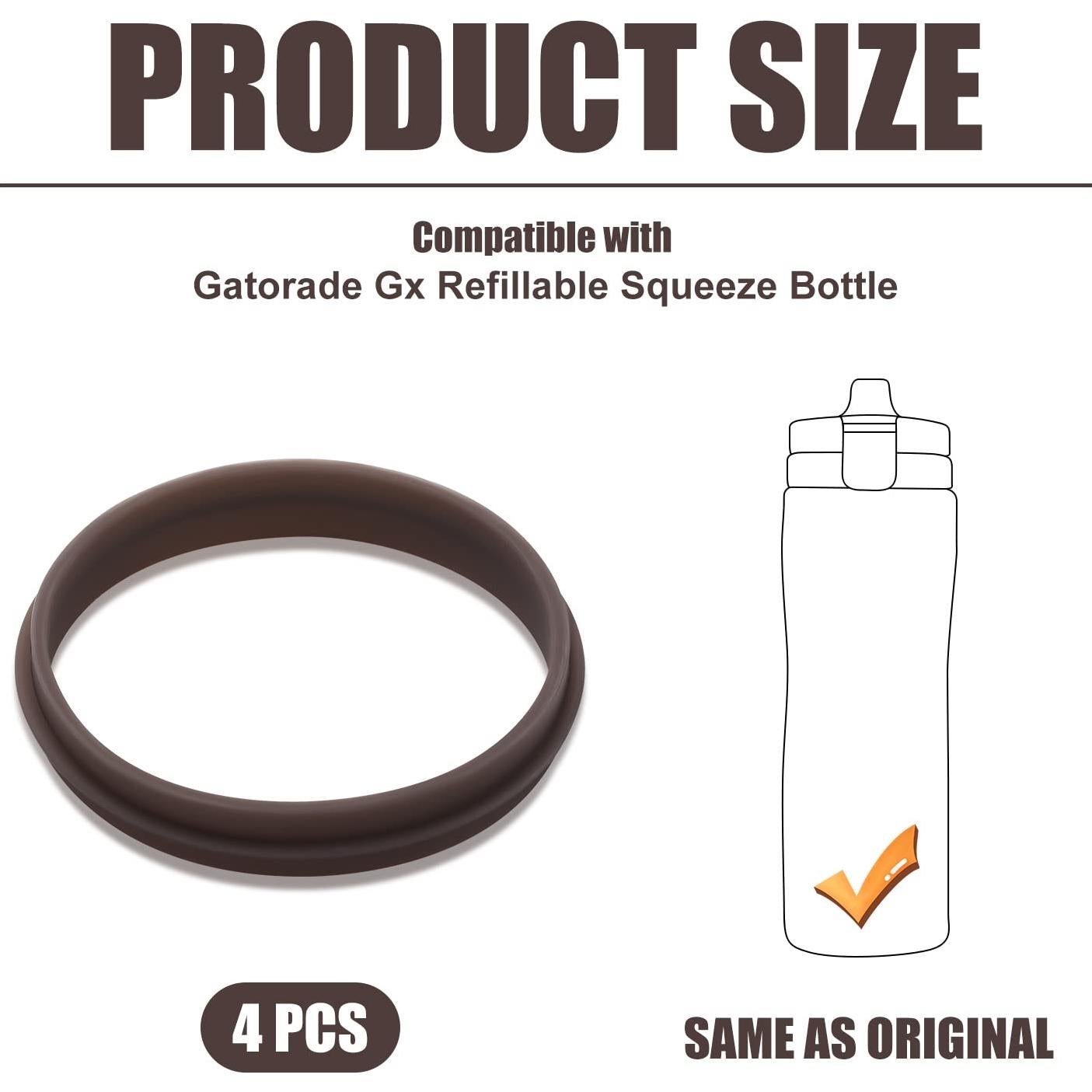 Juntas de Reemplazo Silicona AIEX para Botella Gatorade GX 30 oz