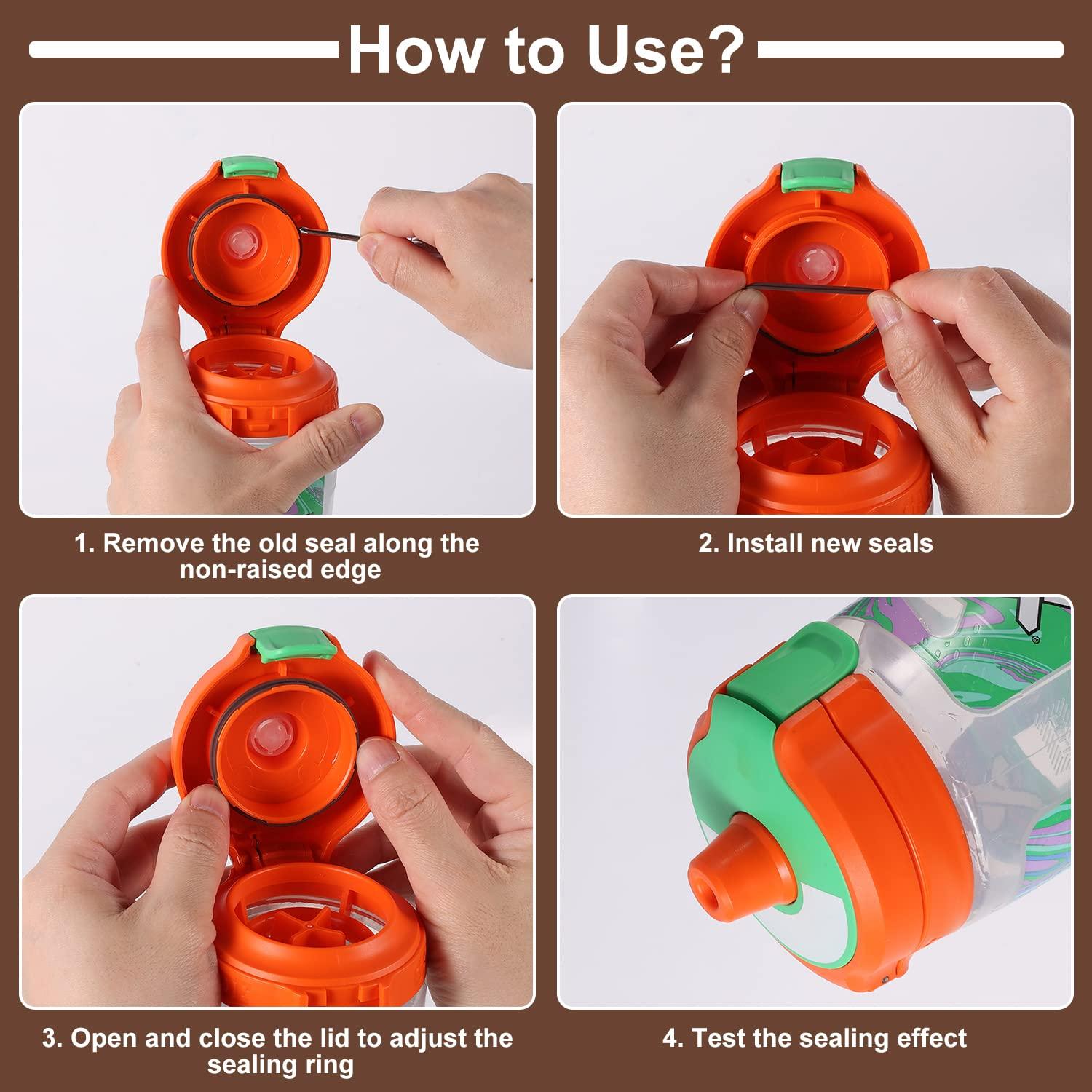 Juntas de Reemplazo Silicona AIEX para Botella Gatorade GX 30 oz