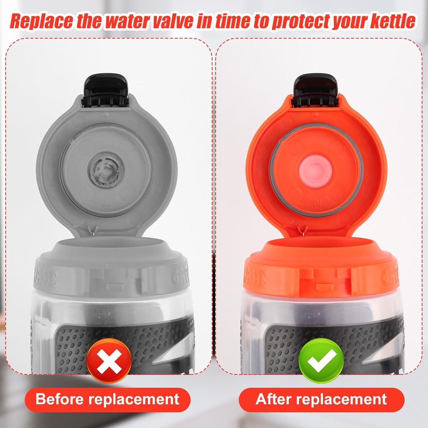 6 Válvulas de Dosificación Silicona Gosknor para Botellas Gatorade