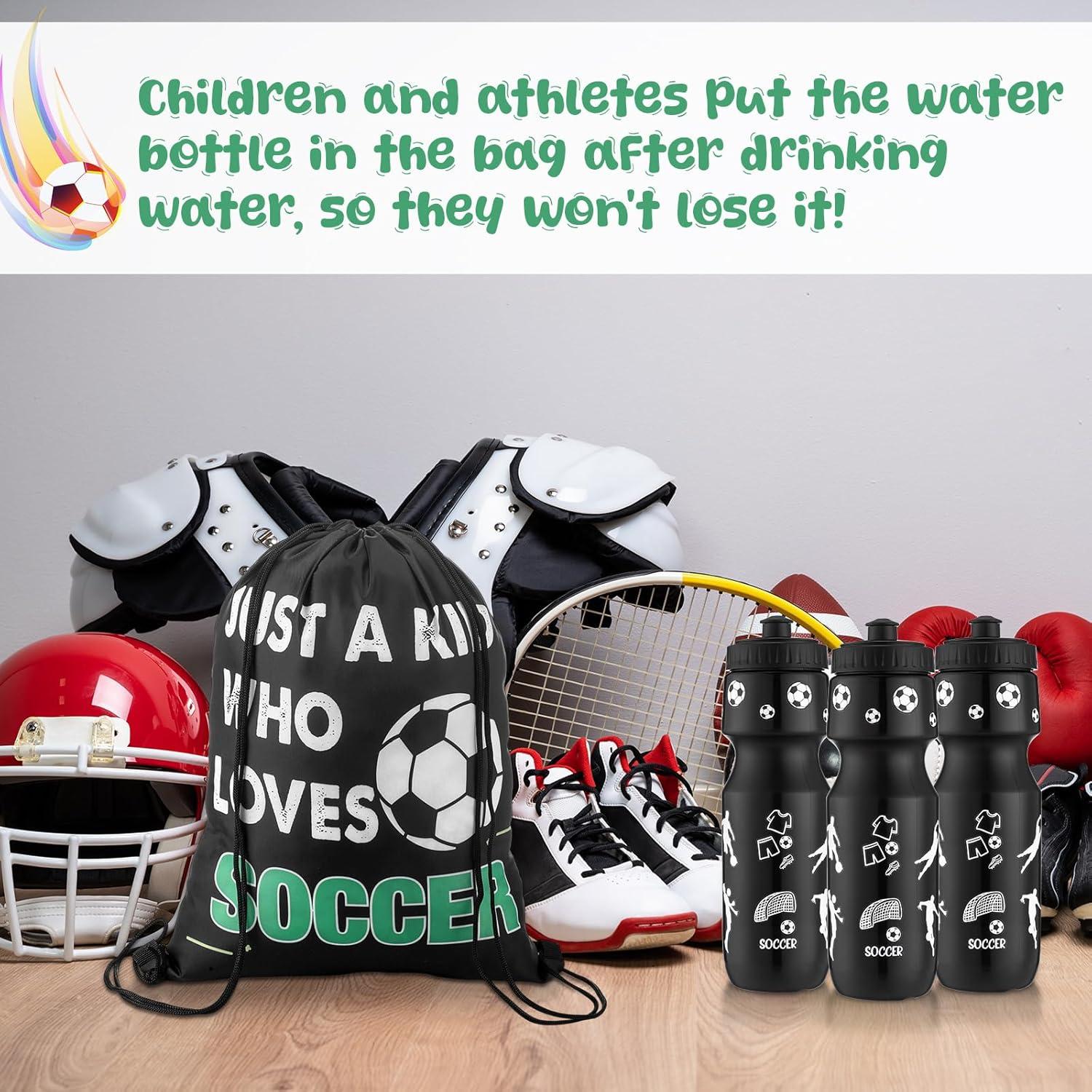 12 Botellas de Agua 591ml Reallnaive + Bolsas Fútbol