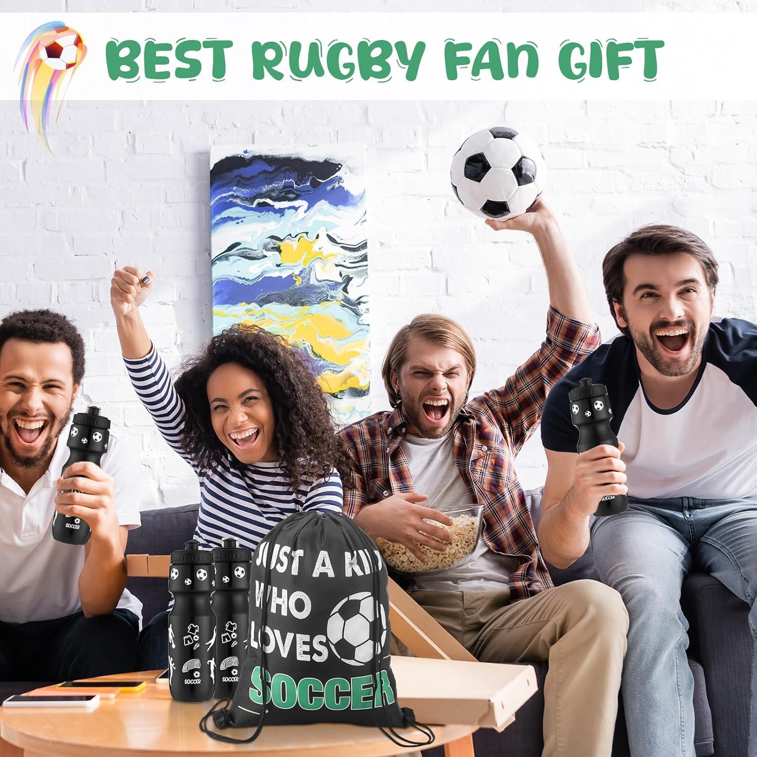 12 Botellas de Agua 591ml Reallnaive + Bolsas Fútbol