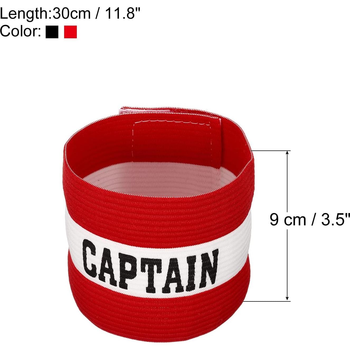 Banda Elástica PATIKIL para Fútbol y Deportes - Negro Rojo