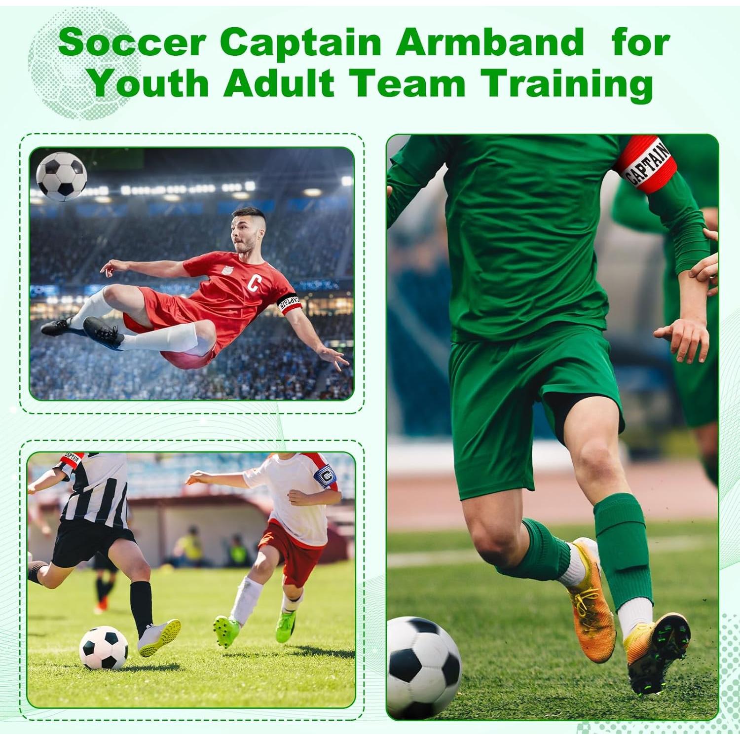 Banda Elástica PATIKIL para Fútbol y Deportes - Negro Rojo