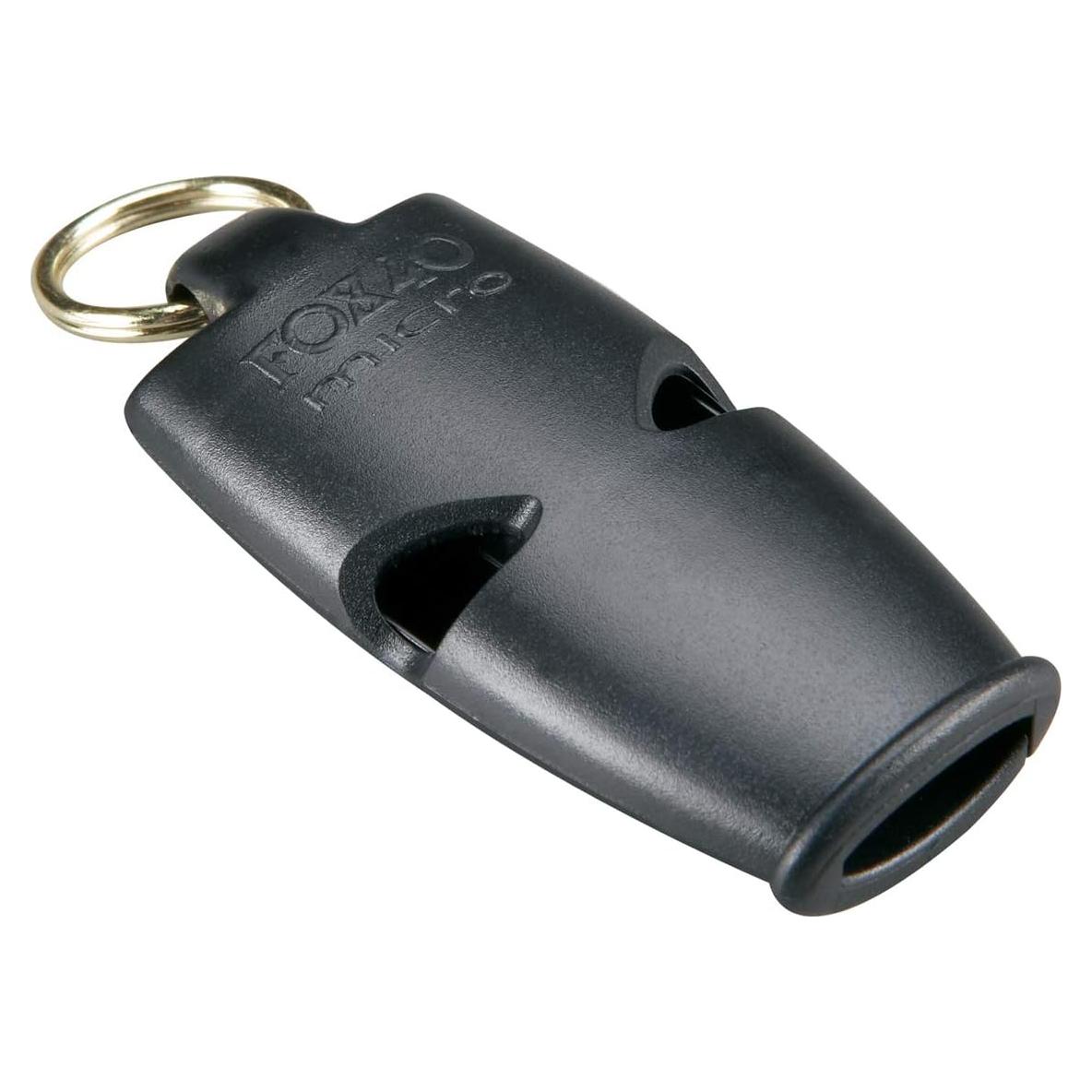 Silbato de Seguridad Fox 40 Classic Negro con Cuerda