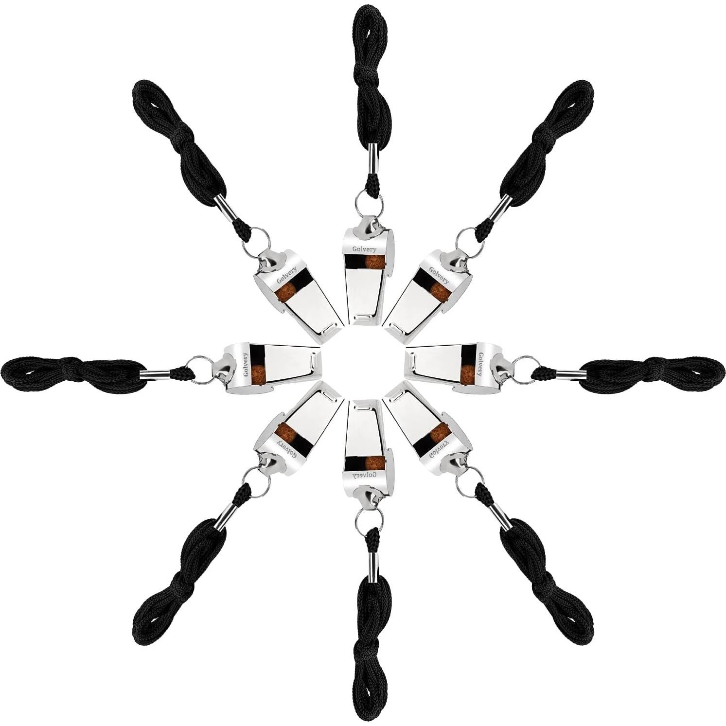 Silbato de Entrenador Golvery Metal Acero Inoxidable 1 pieza