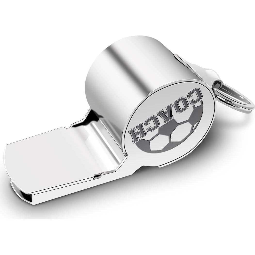 Silbato de Acero Inoxidable fkovcdy con Cordón - Entrenador