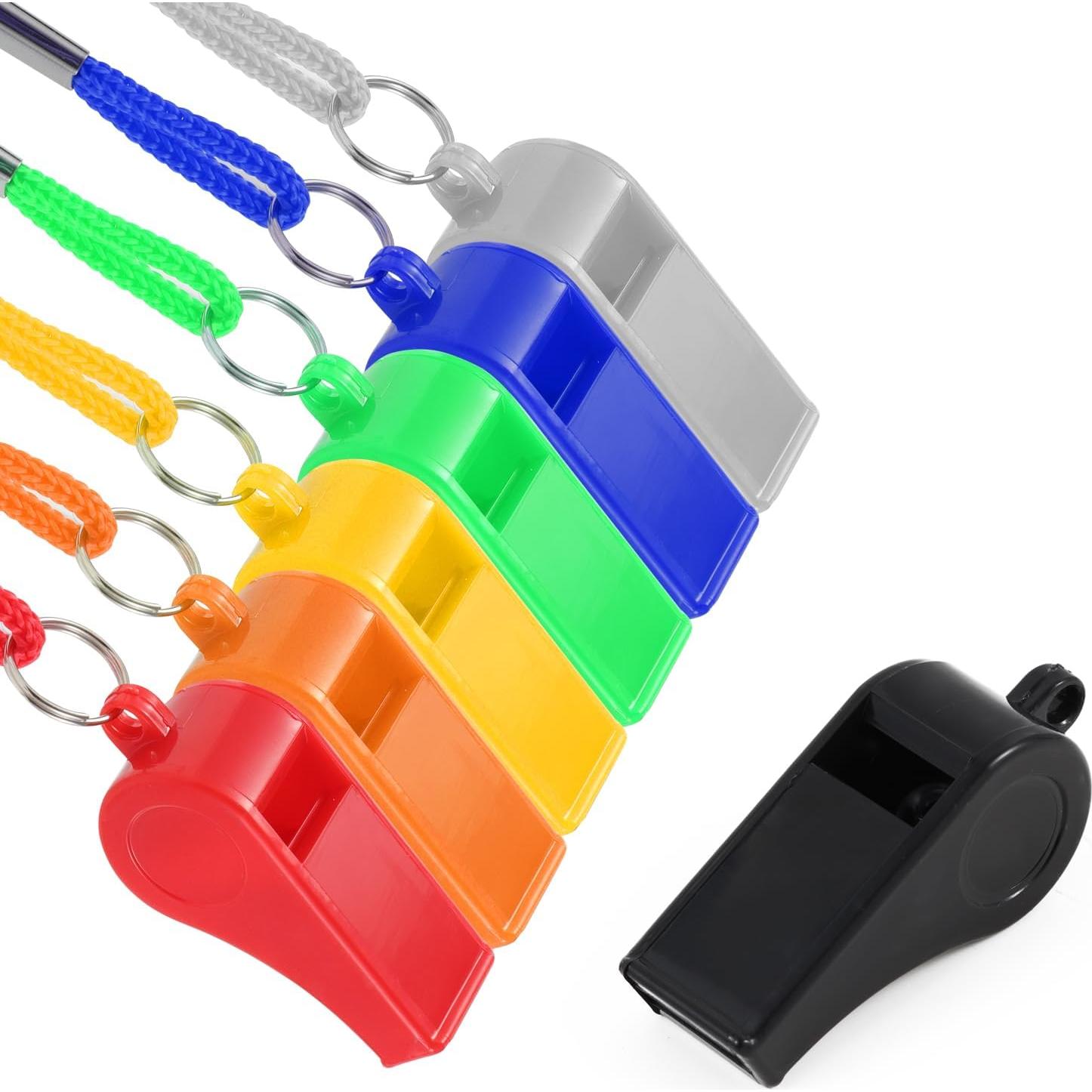 Silbato Deportivo Plume'CHJ - 2 Piezas con Cordón Nylon