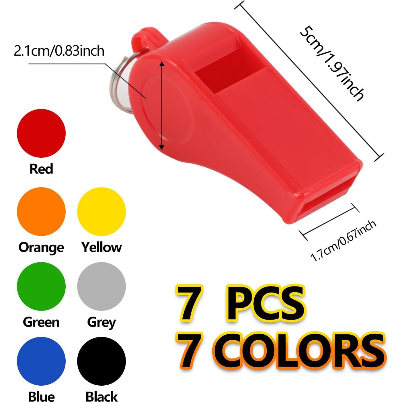 Silbato Deportivo Plume'CHJ - 2 Piezas con Cordón Nylon