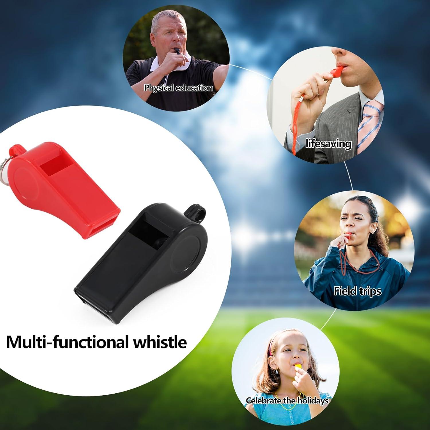 Silbato Deportivo Plume'CHJ - 2 Piezas con Cordón Nylon