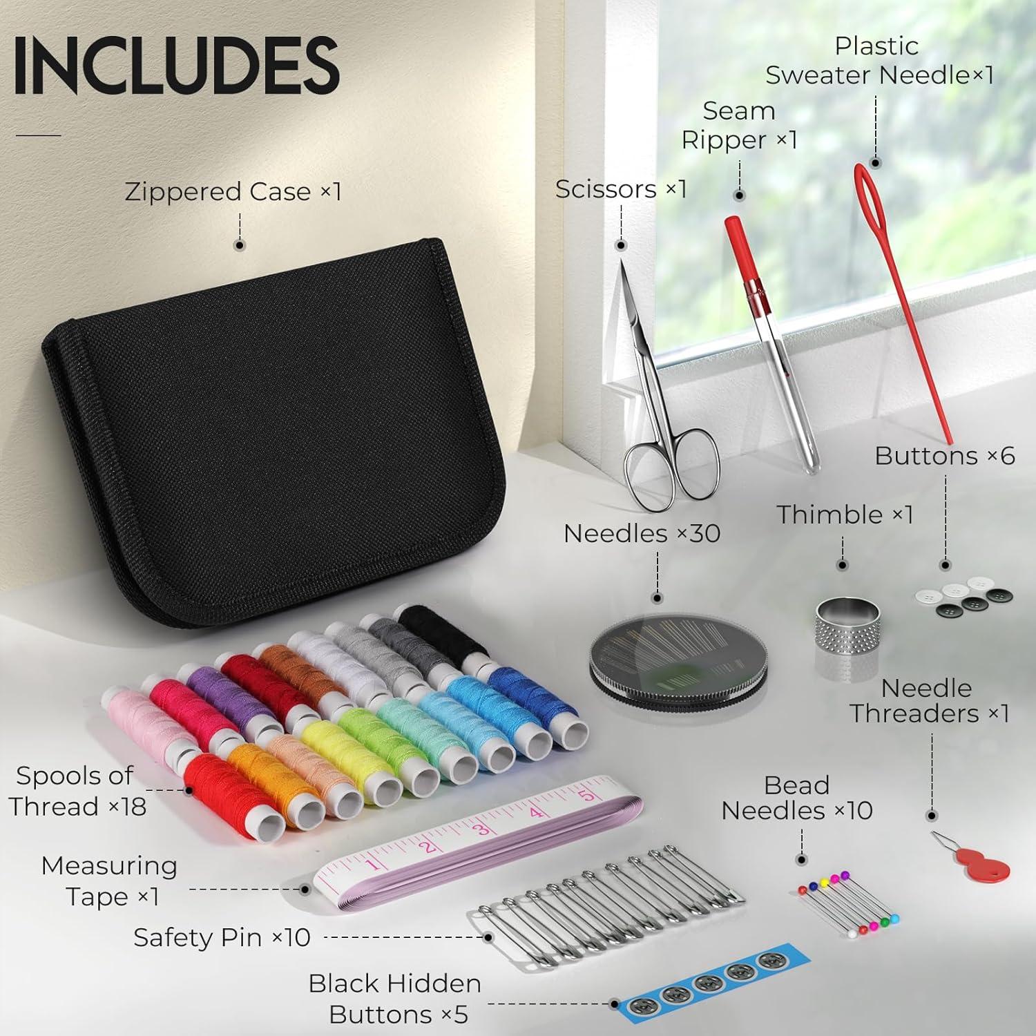 Kit de Costura Coquimbo Portátil con Hilo y Tijeras