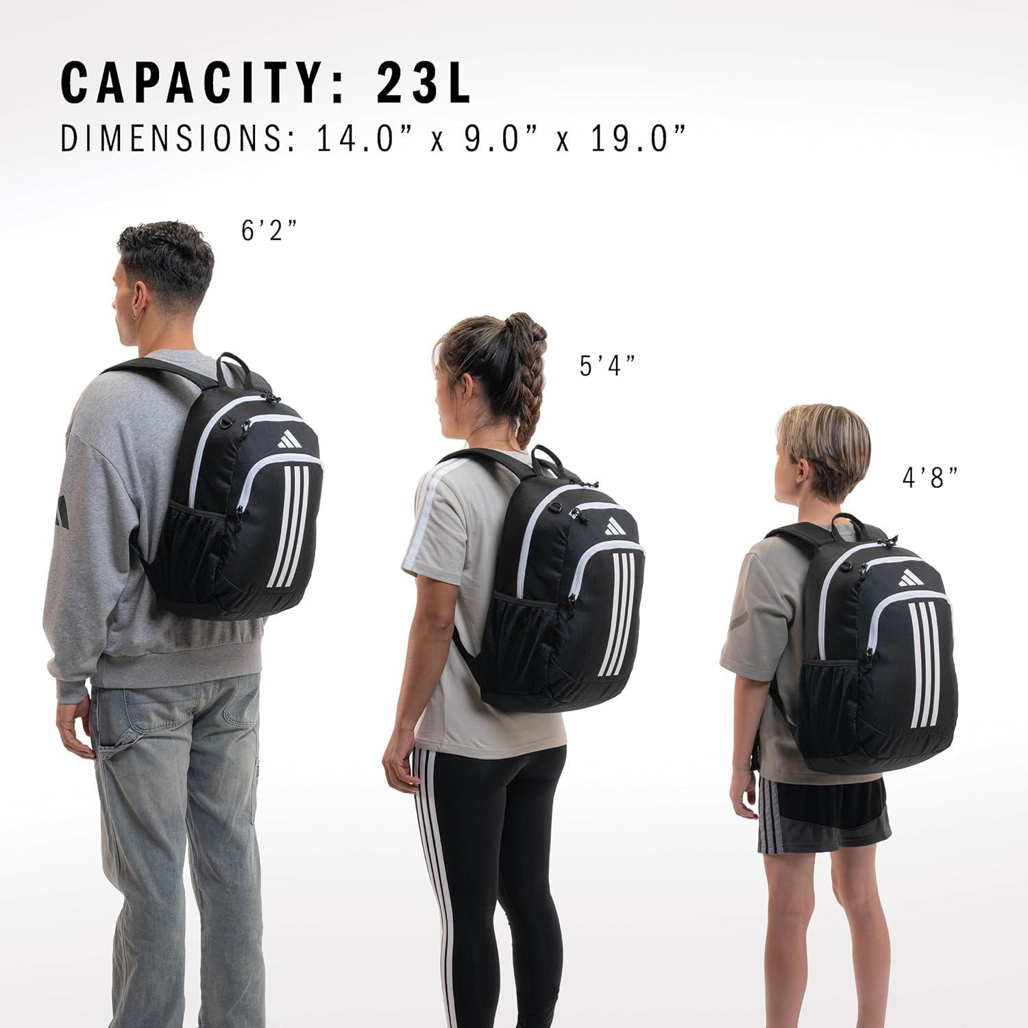 Mochila atlética adidas Originator unisex 23L negra