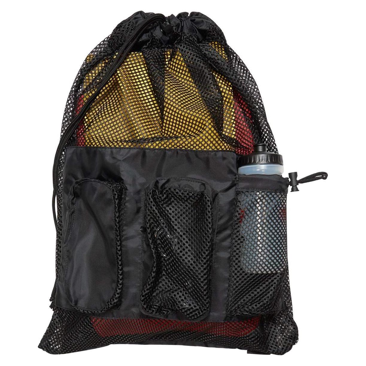 Mochila de Malla Sporti para Natación 63.5x45.7cm Negra