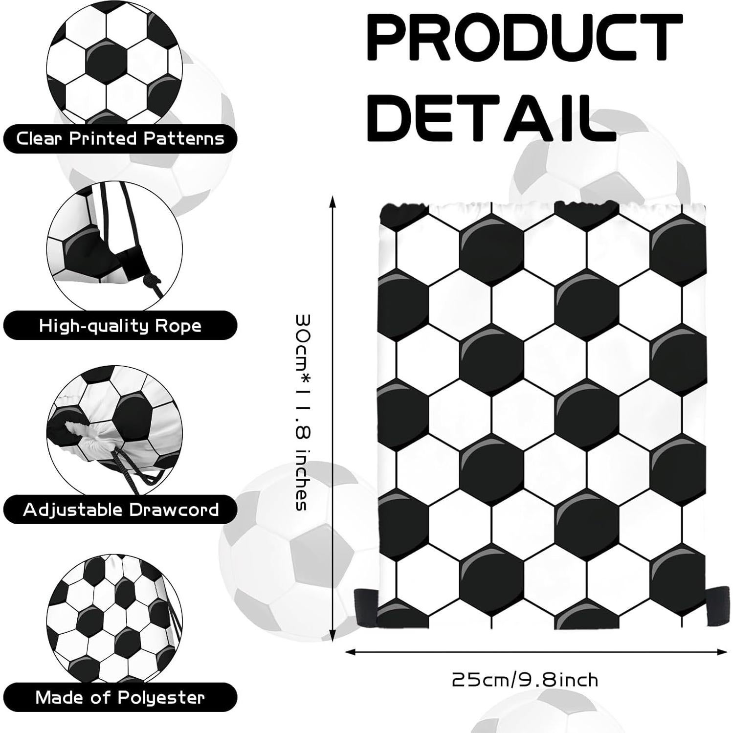 16 Bolsas de Regalo de Fútbol Infankey 25x30 cm para Fiesta