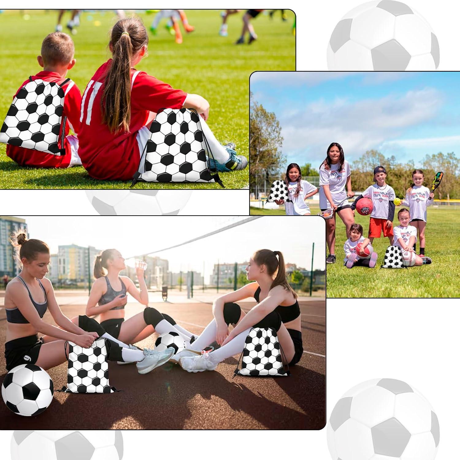 16 Bolsas de Regalo de Fútbol Infankey 25x30 cm para Fiesta