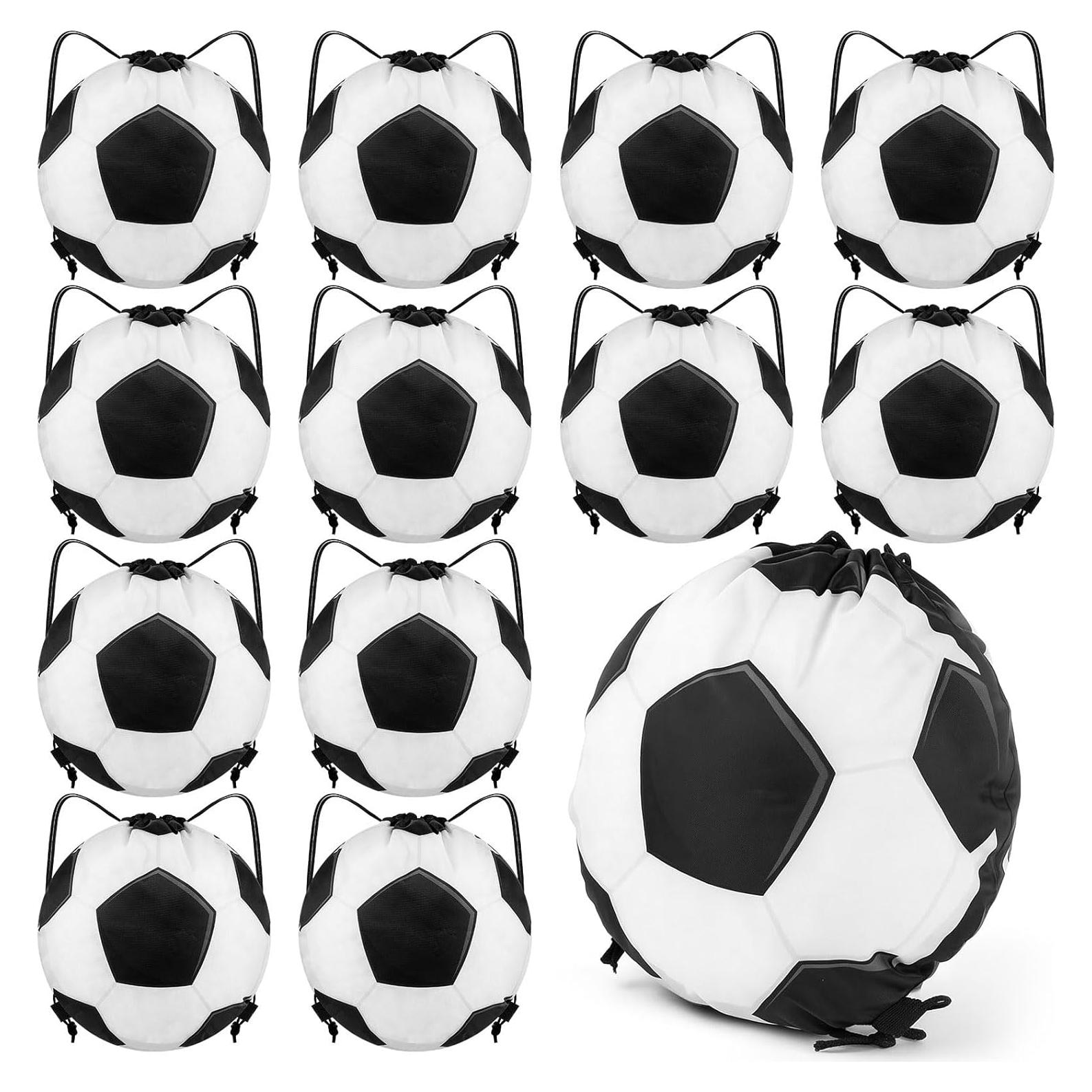 Kacctyen 12 Bolsas de Cuerda para Fútbol 30x35 cm