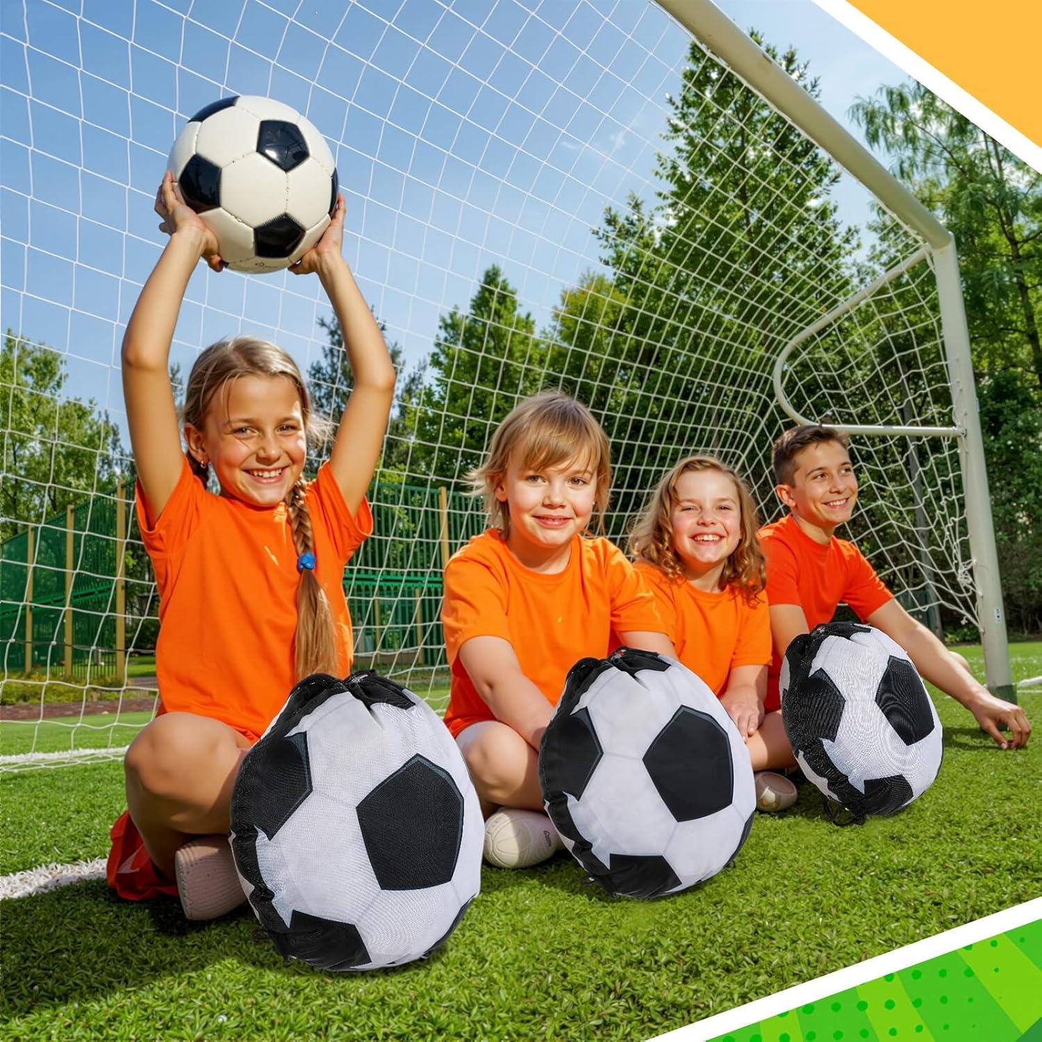 Kacctyen 12 Bolsas de Cuerda para Fútbol 30x35 cm