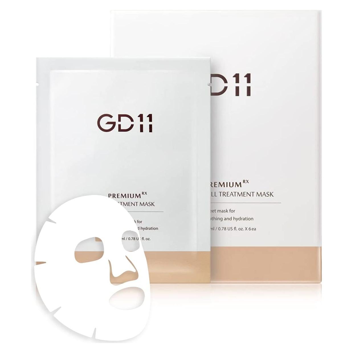 Máscara Facial GD11 Premium RX | Antienvejecimiento 6 Hojas