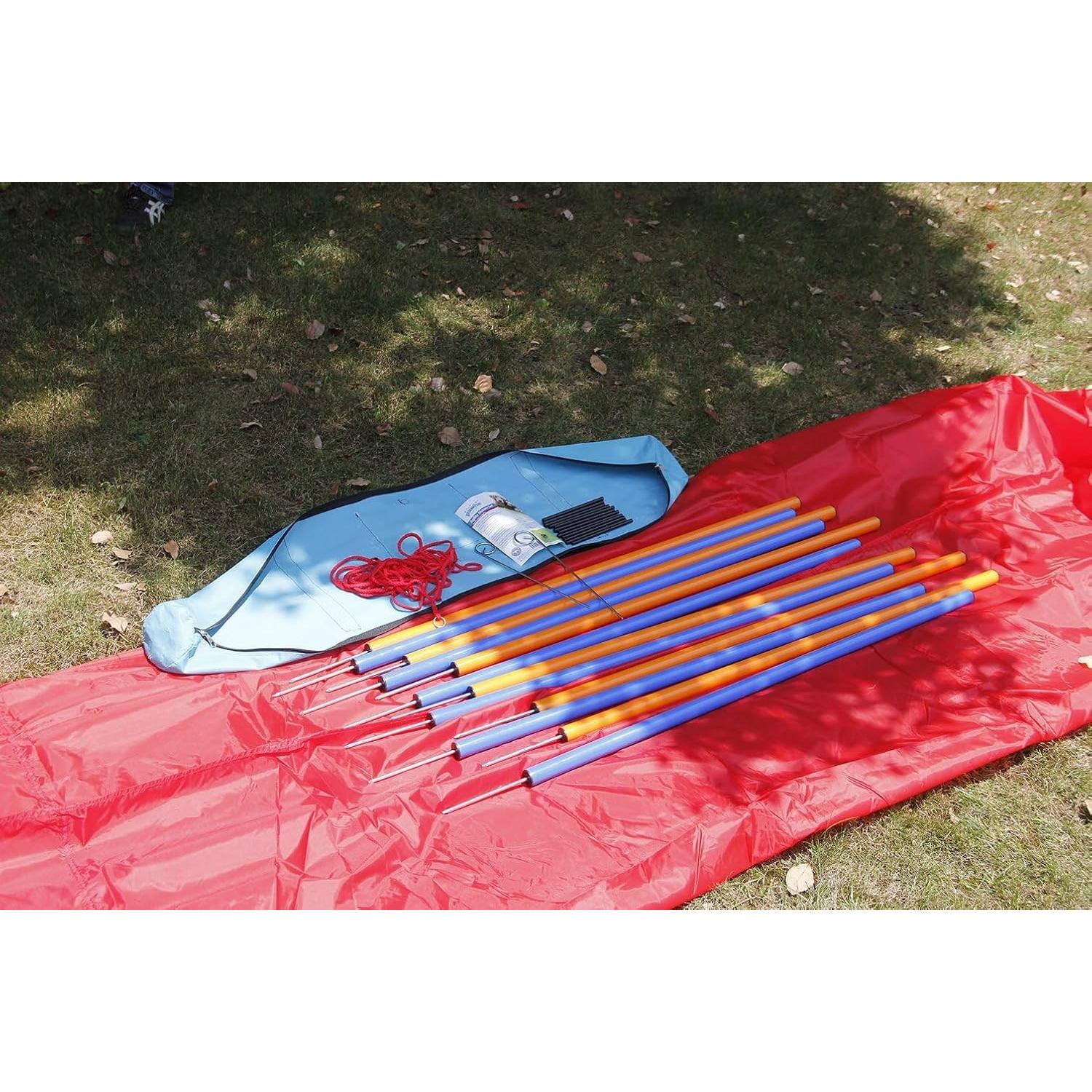 Conjunto de Entrenamiento de Agilidad para Perros PAWISE 12 Postes