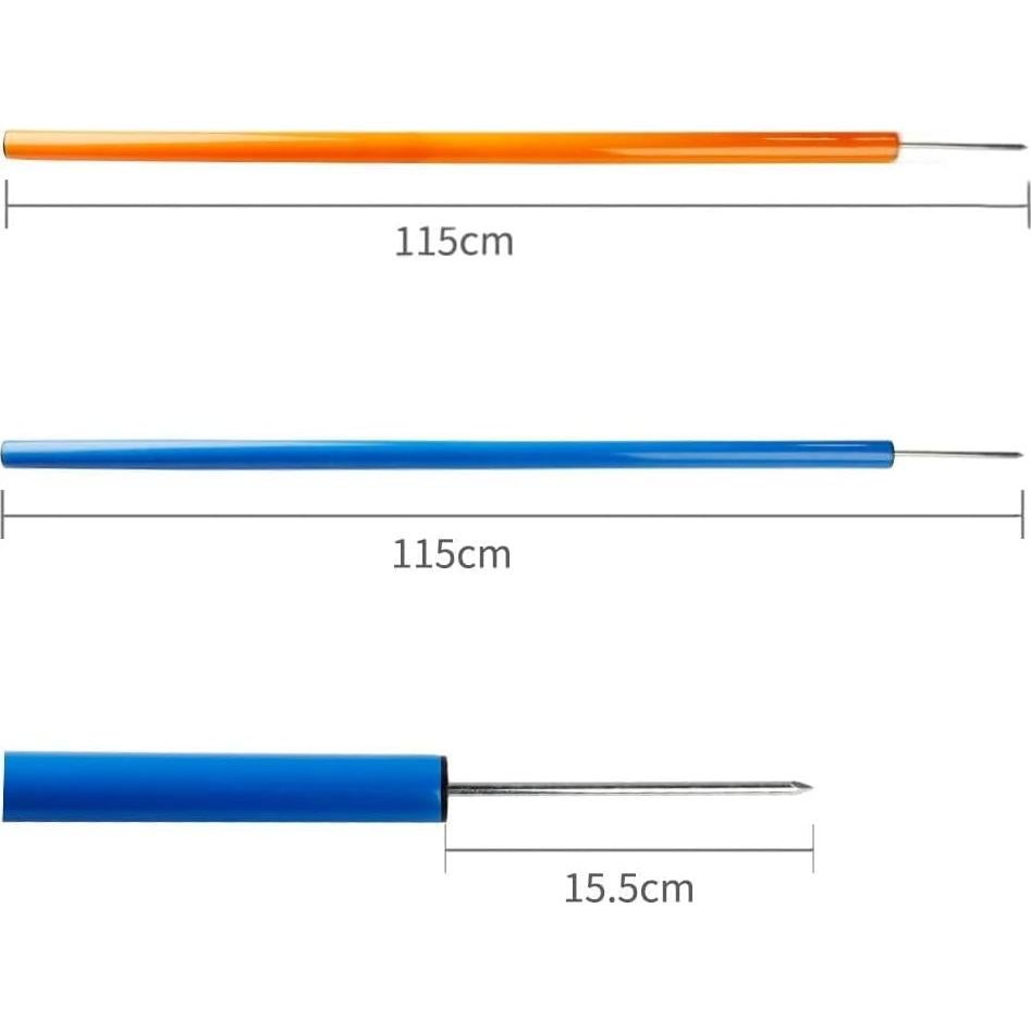 Conjunto de Entrenamiento de Agilidad para Perros PAWISE 12 Postes
