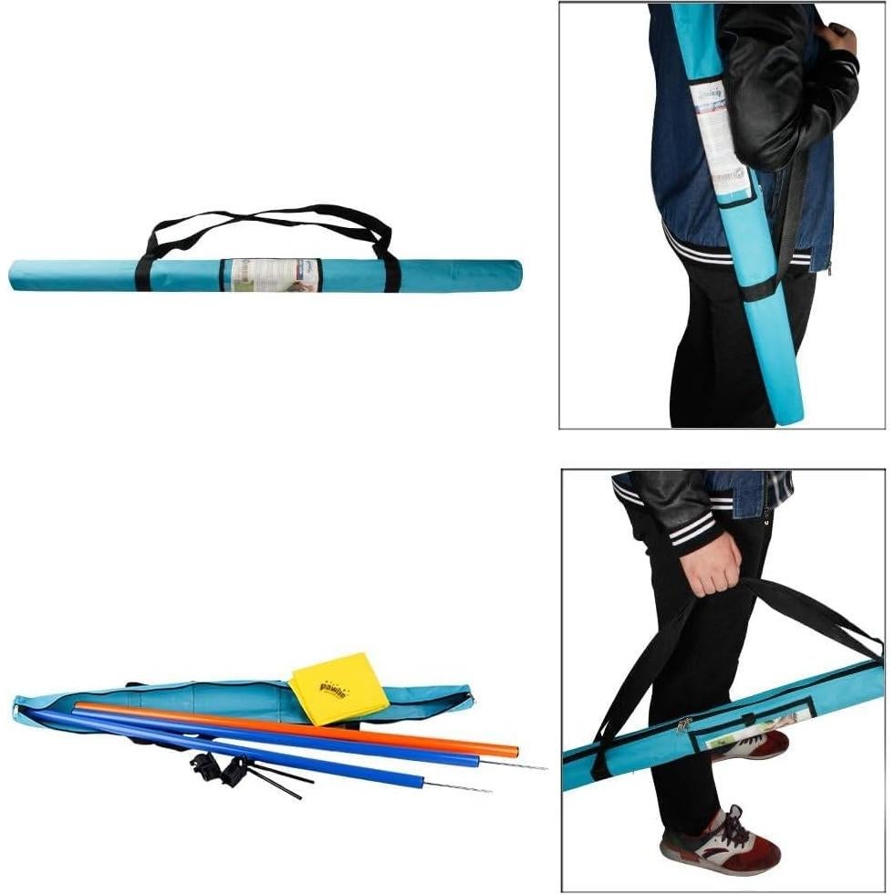 Conjunto de Entrenamiento de Agilidad para Perros PAWISE 12 Postes