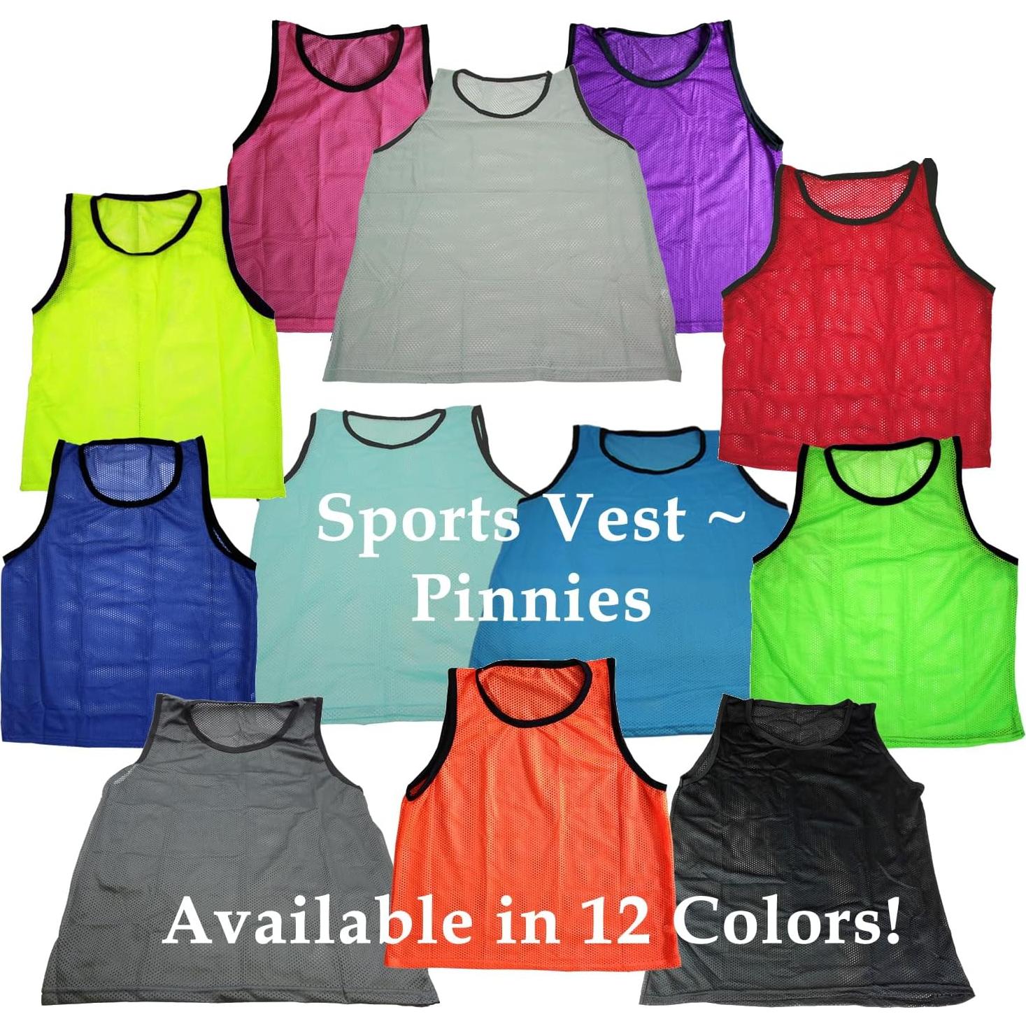 Chalecos de Entrenamiento Scrimmage SS Sports - 12 Unidades Jóvenes