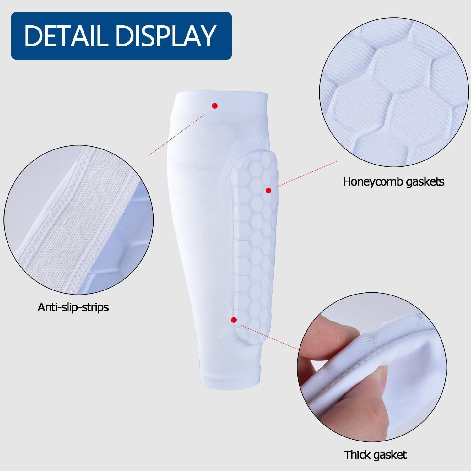 Mangas de Espinilleras Nainsect M para Fútbol Compresión