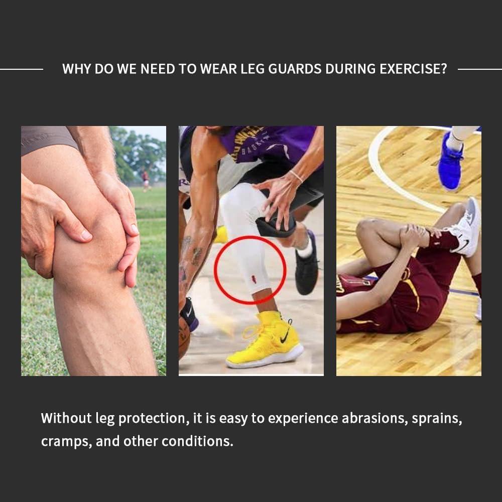 Mangas de Espinilleras Nainsect M para Fútbol Compresión