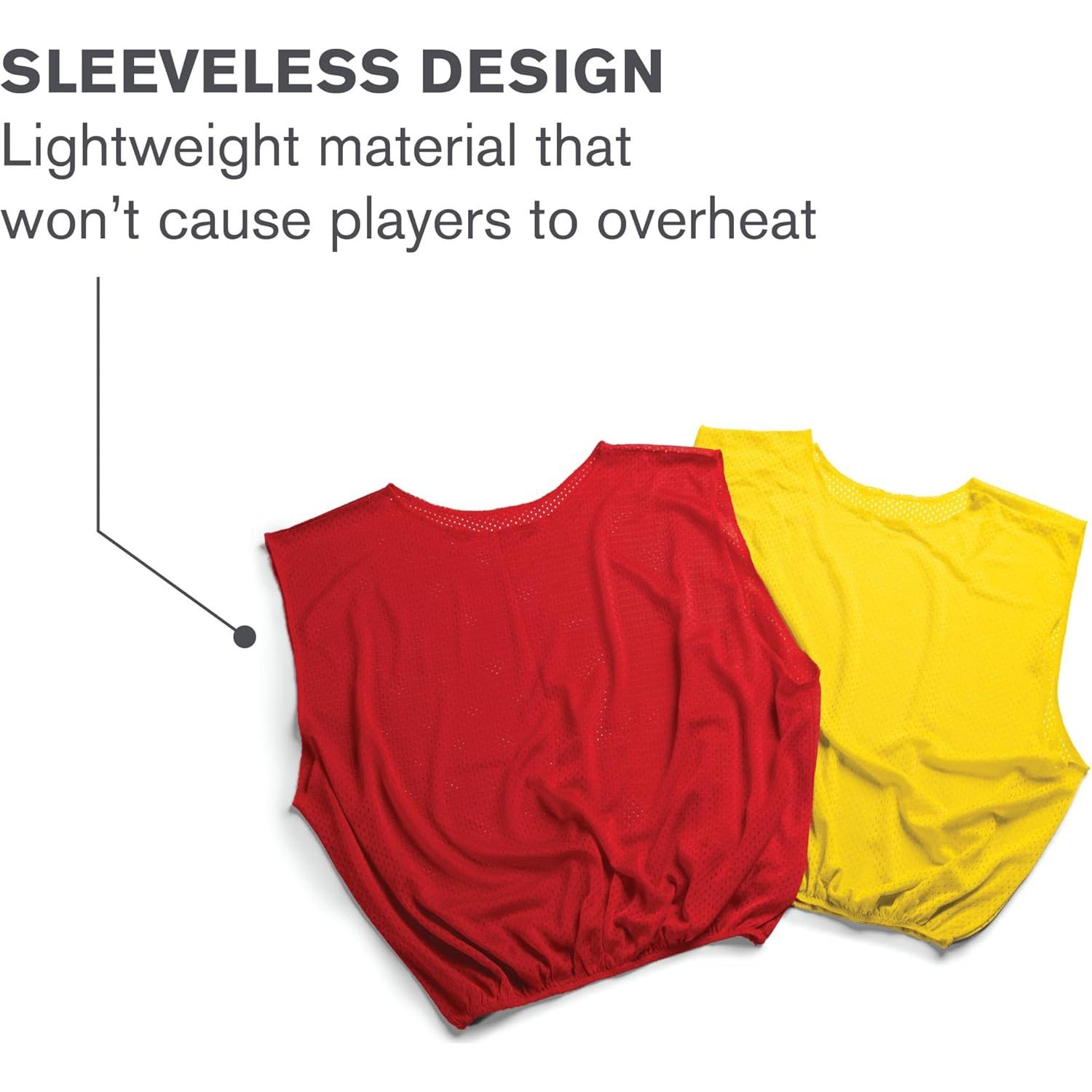 Paquete de 6 camisetas de práctica SKLZ - Malla transpirable para deportes