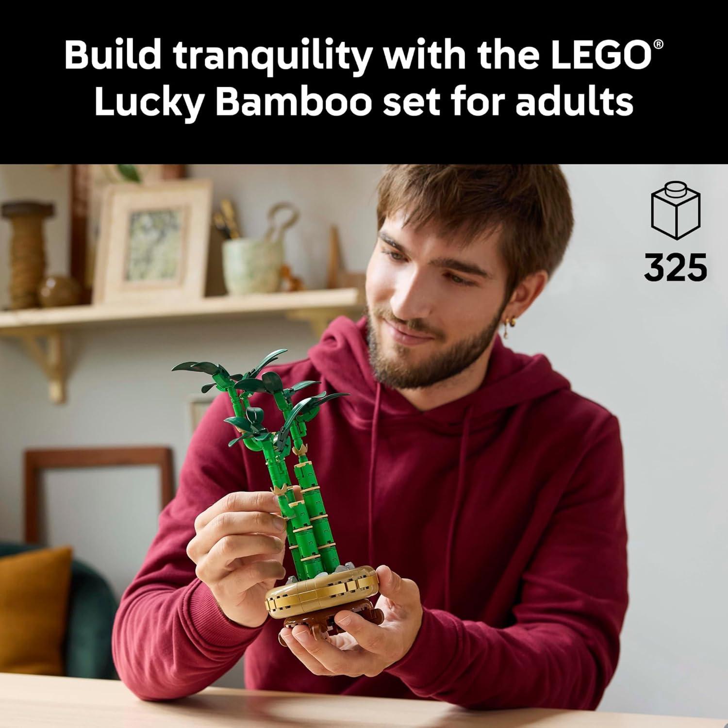 LEGO Botanicals Lucky Bamboo 29 cm - Planta Artificial Decorativa