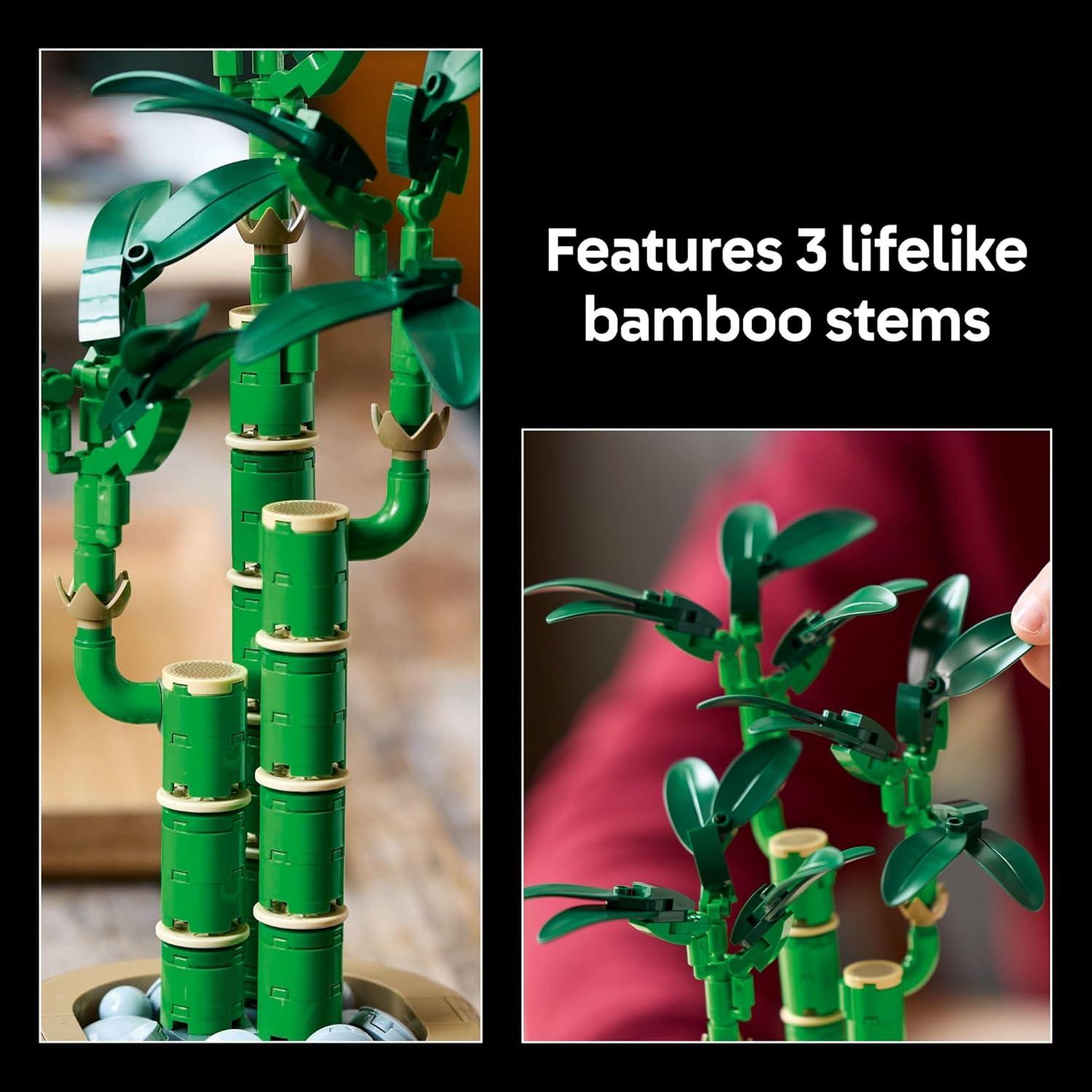 LEGO Botanicals Lucky Bamboo 29 cm - Planta Artificial Decorativa