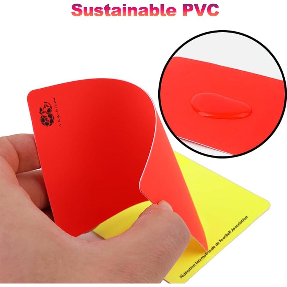 Juego de Tarjetas de Árbitro de Fútbol Genérico con Cartera