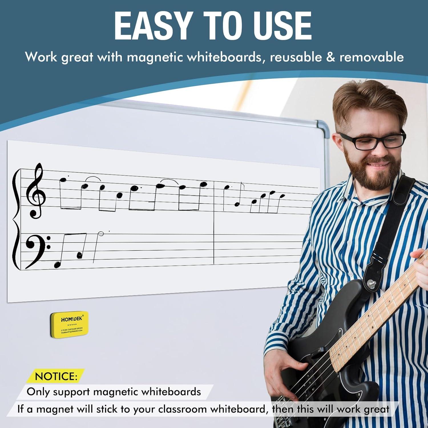 Tablero Musical Magnético Jumbo HOMiDEK con Accesorios