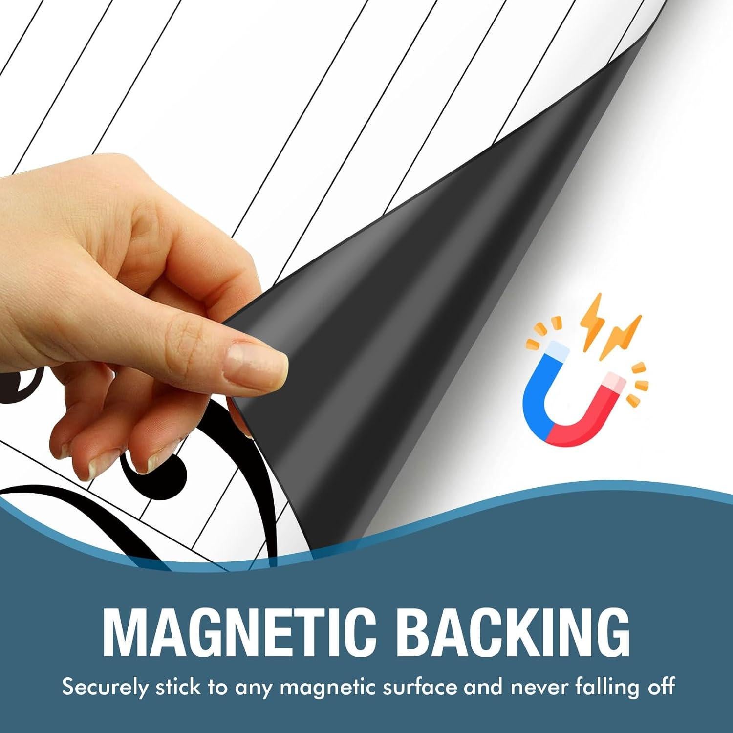 Tablero Musical Magnético Jumbo HOMiDEK con Accesorios