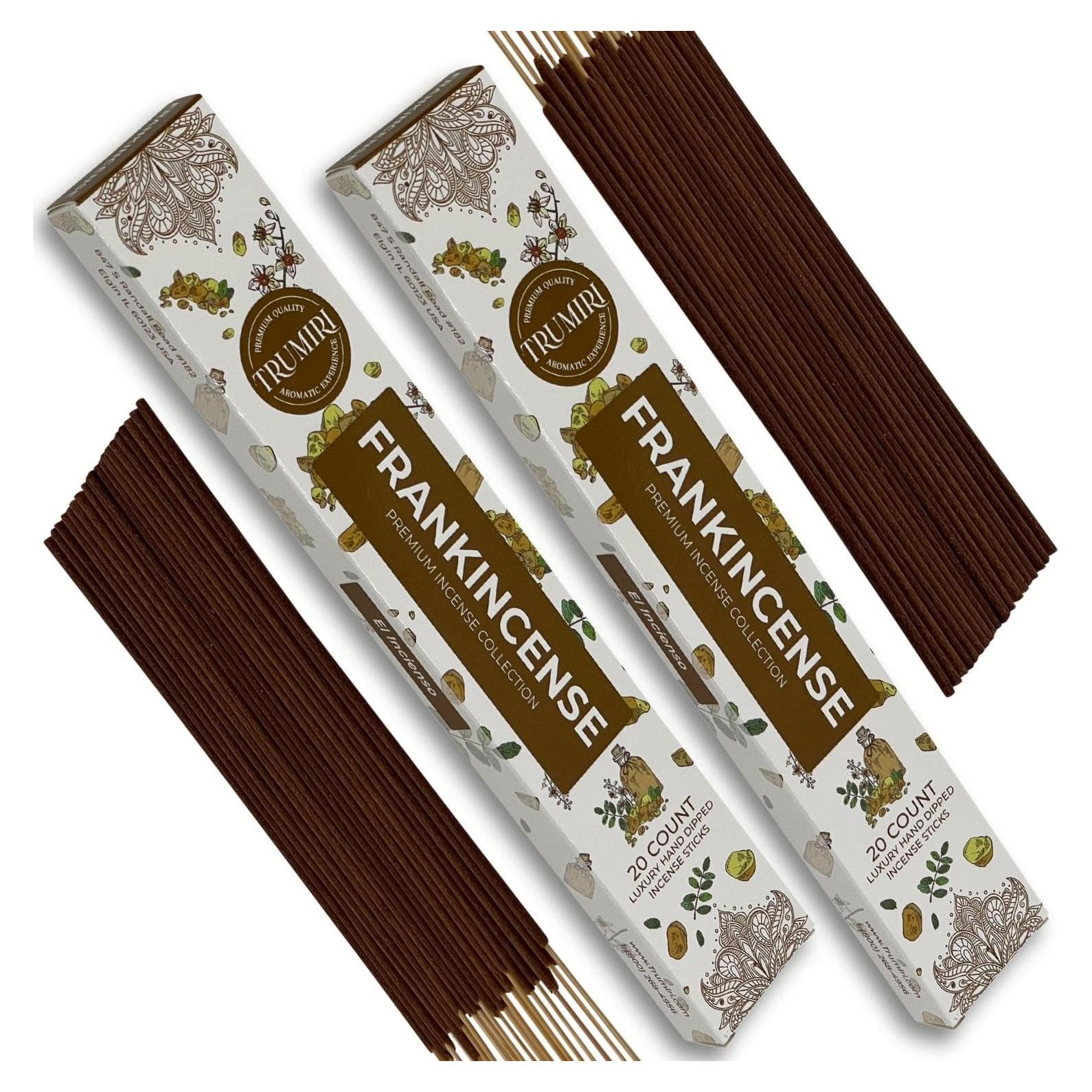 Varitas de Incienso TRUMIRI - Paquete Doble 40 Varitas Aroma Incienso