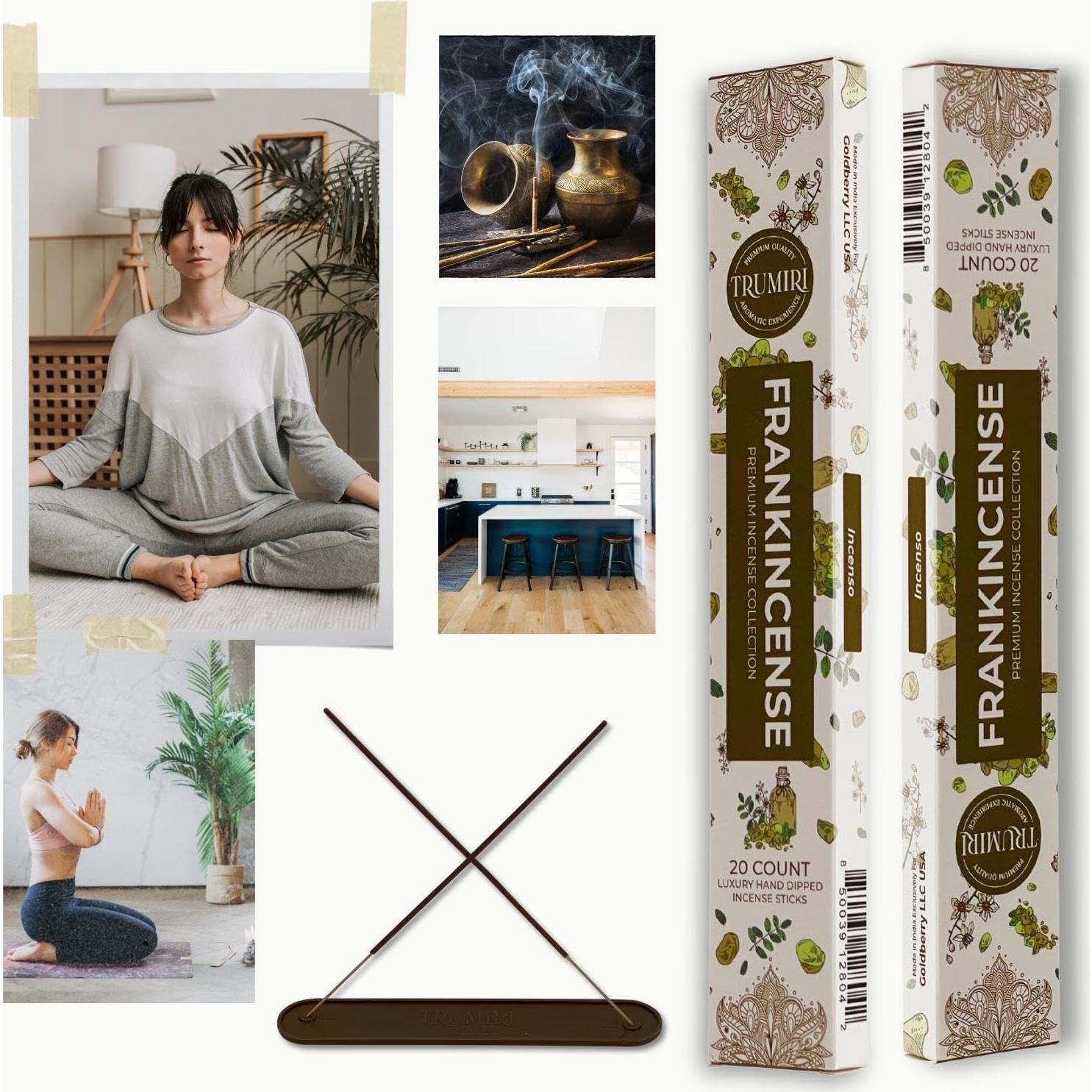 Varitas de Incienso TRUMIRI - Paquete Doble 40 Varitas Aroma Incienso