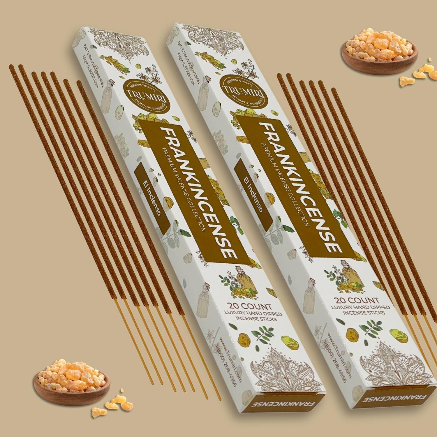 Varitas de Incienso TRUMIRI - Paquete Doble 40 Varitas Aroma Incienso