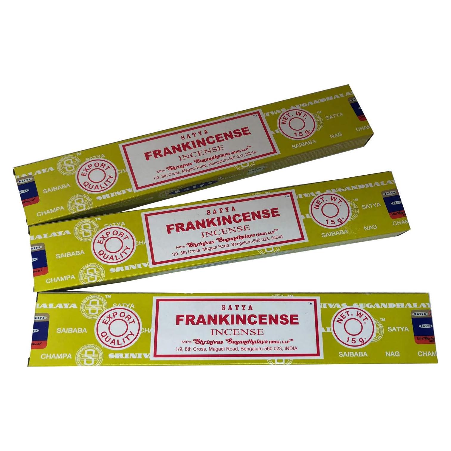 Incienso Satya Nag Champa - Paquete de 3 varillas 15g
