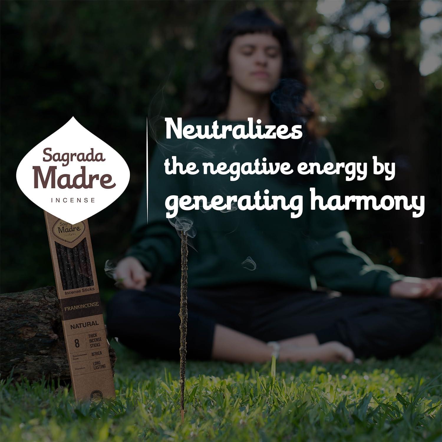 Varitas de Incienso Natural Sagrada Madre - Frankincense 22.86 cm